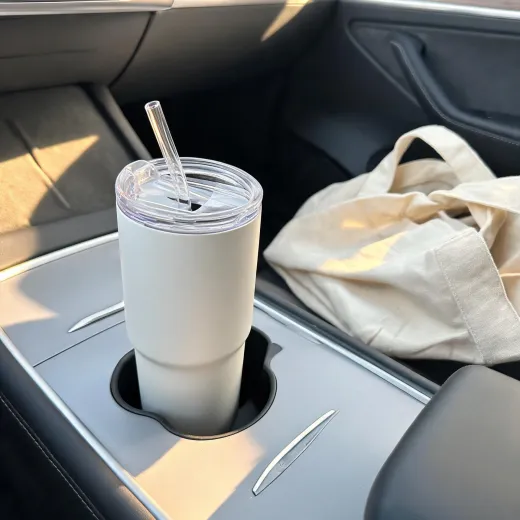 Tumbler in car cup holder